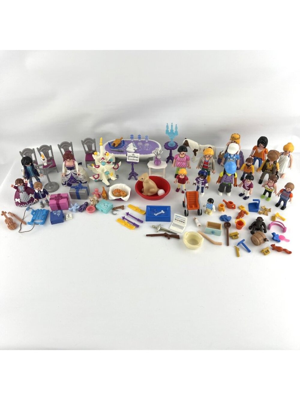 Playmobil 9485 Advent Calendar Christmas Ball Incomplete +15 Figures & 6 Animals